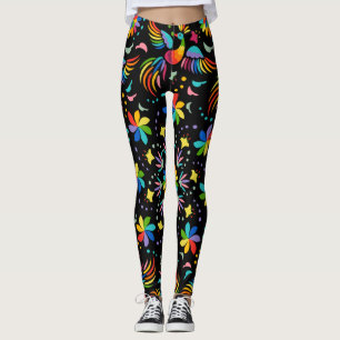 Leggings Floral Et Glamour Été Motif Sans Fil