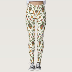 Leggings Floral Ethnique : Ornement Élégant Et Sans Couture