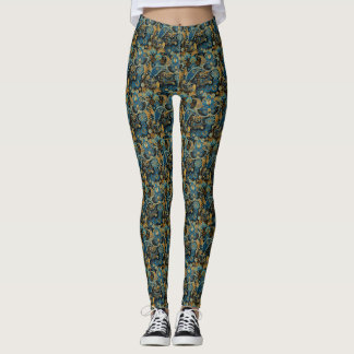 Leggings Floral Paisley Motif d'impression