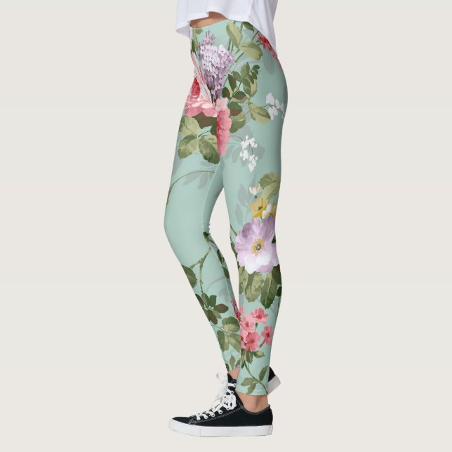 Leggings Floral populaire (Gauche)