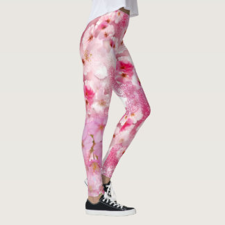 Leggings floral rose