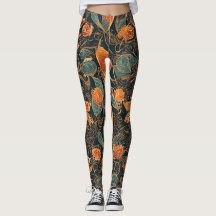 Leggings floraux à liss 2