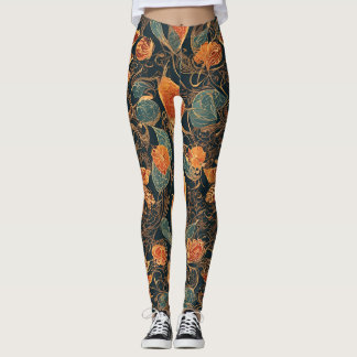 Leggings floraux à liss 2