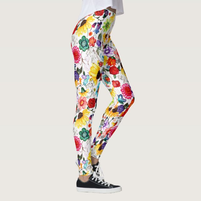 Leggings floraux modernes (Droite)