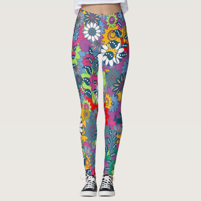 Leggings Flore folk (Devant)