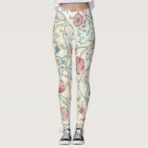Leggings Flore, motifs floraux, William Morris