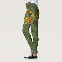 Leggings Flore sur Plaid