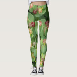 Leggings Flore verte minuscule