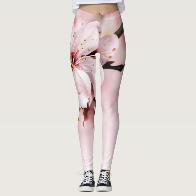 Leggings florieren modernes Foto aus schwarzem Hip (Vorderseite)