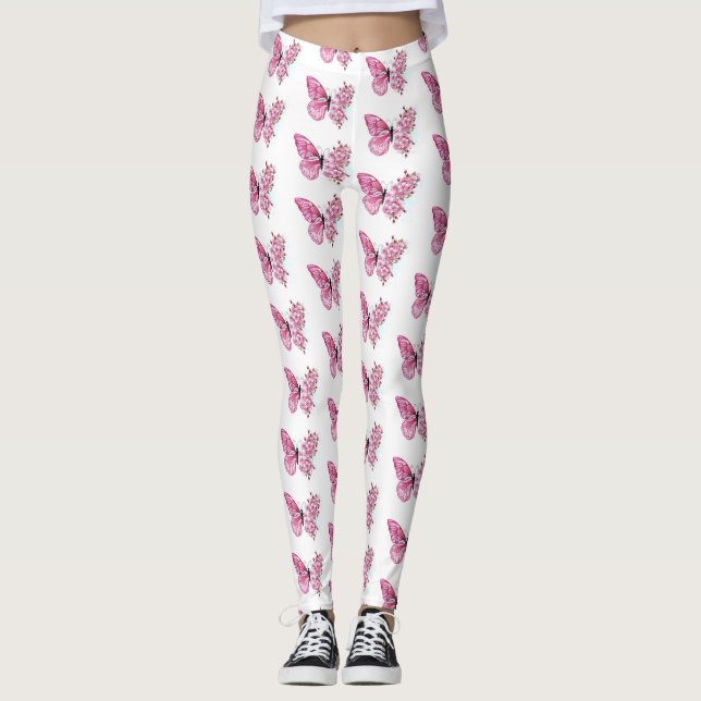 Leggings Flower Butterfly (Devant)