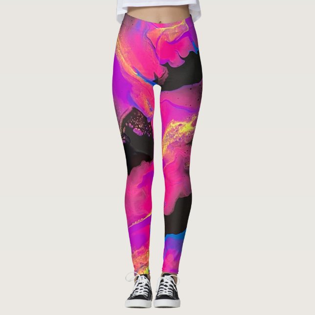 Leggings Fluorescent, fluo, fluos  (Devant)