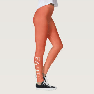 Leggings Foi, mandarine