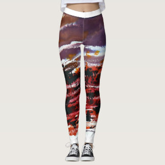 Leggings Folâtre des guêtres par Doranne Alden Caruana