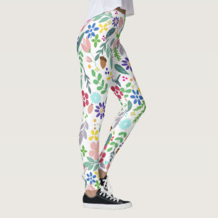 Leggings Foliage Floral moderne