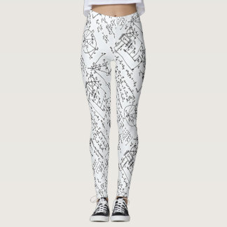 Leggings Fonctionnement du yoga de maths des femmes Geeky