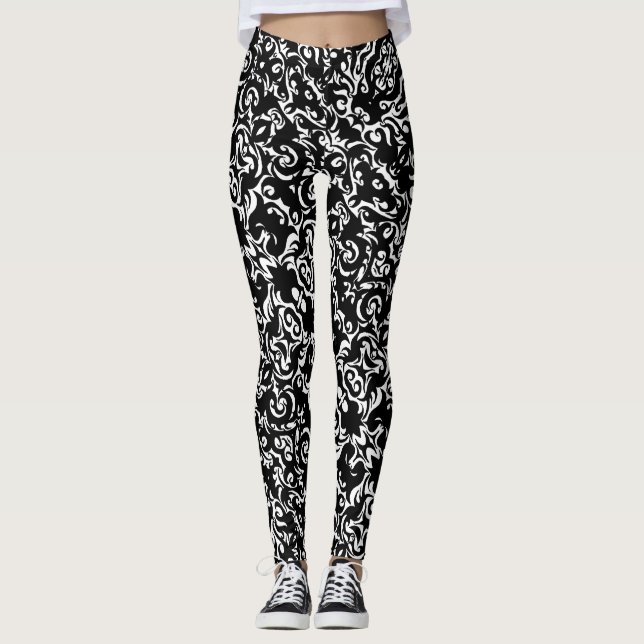 Leggings Fonctionnement tribal de pantalon de yoga de (Devant)