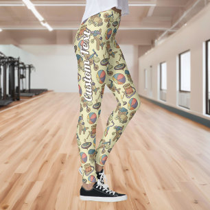Leggings Fond d'icônes de jouets