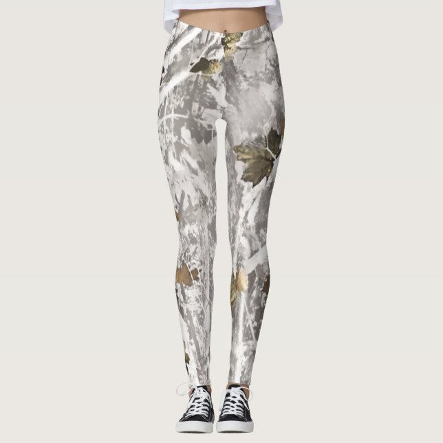 Leggings Forest Camo Pattern (Devant)