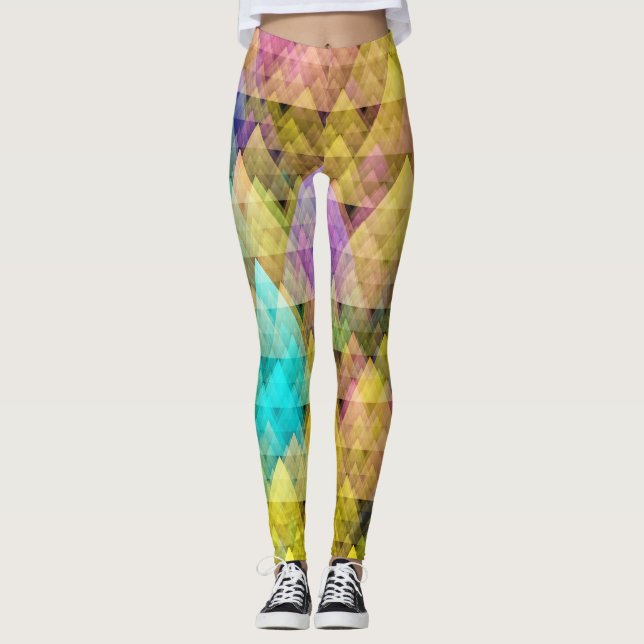 Leggings Forêt Colorée (Devant)