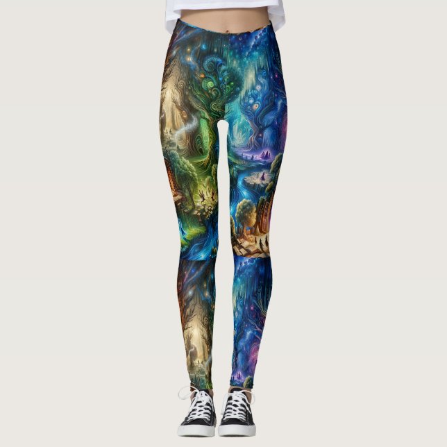 Leggings Forêt de Tale Fairy (Devant)