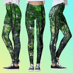 Leggings Forêt Verte Photographie de la Nature
