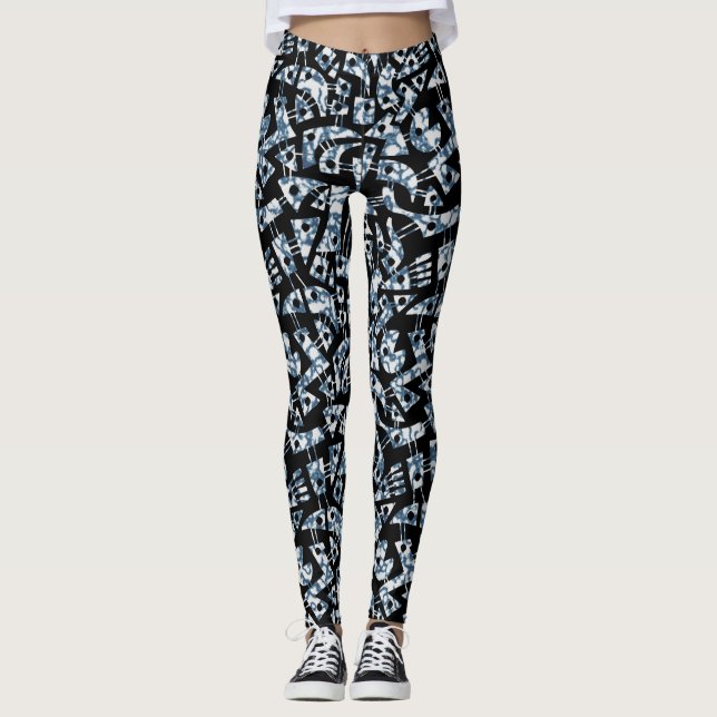 Leggings Formes Abstraites 180318 - Nuage (Devant)