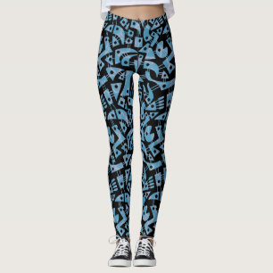 Leggings Formes Abstraites 180318 - Piscine