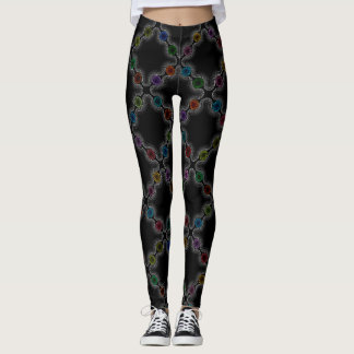 Leggings Formes De Réflexion - Légendes De Vibrata