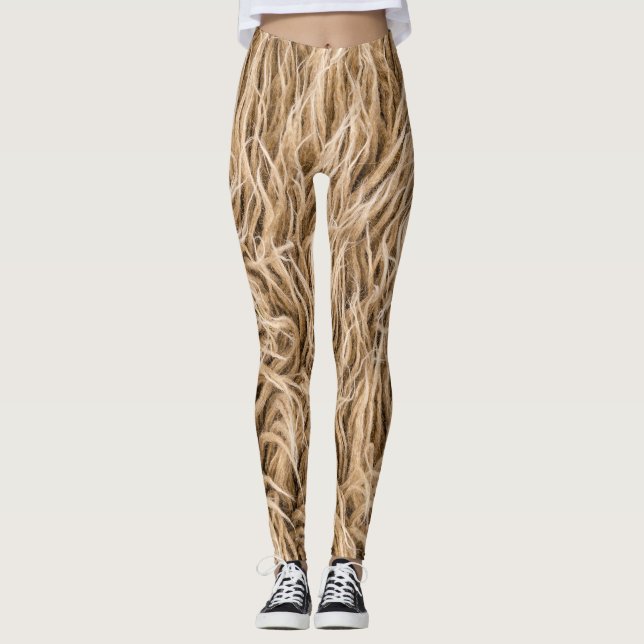 Leggings Fourrure animale (Devant)