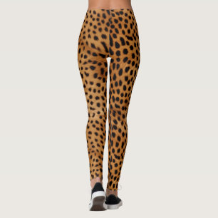 Leggings Fourrure animale Cheetah