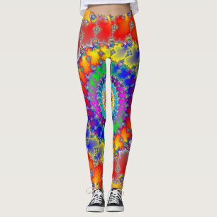 Leggings Fractale psychédélique