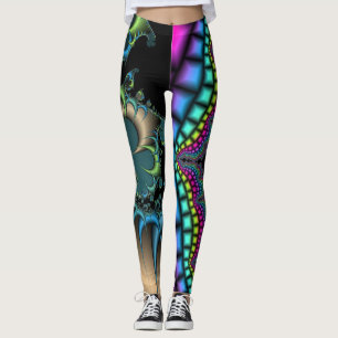 Leggings Fractale rompue impressionnante
