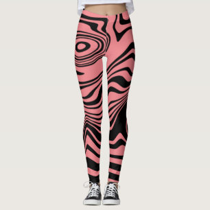 Leggings fractionnés Abstraits avec des couleurs p