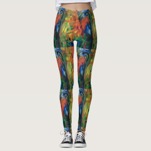 Leggings Franz Marc Animaux dans un paysage femmes colorées