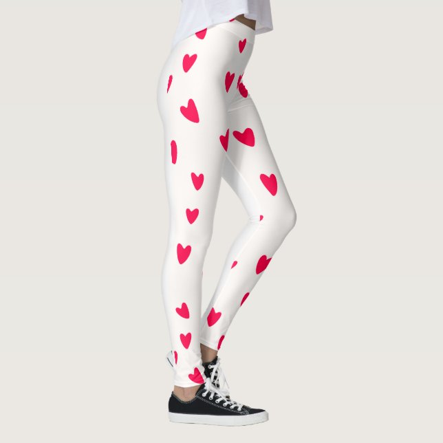 Leggings Frau Athleten Logo Liebe (Rechts)