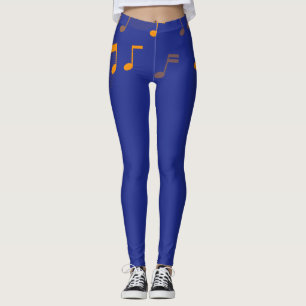 Leggings Frau Athleten Logo Musik und Sport