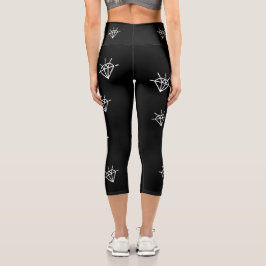 Leggings Frau Black Diam's Schwarzer Diamant 