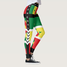 Leggings Frau Senegal Design