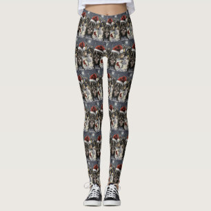 Leggings French Bulldog Winter Wonderland Christmas Joie