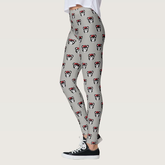 Leggings Frida Kahlo | FridaMoji - jour du singe mort (Gauche)