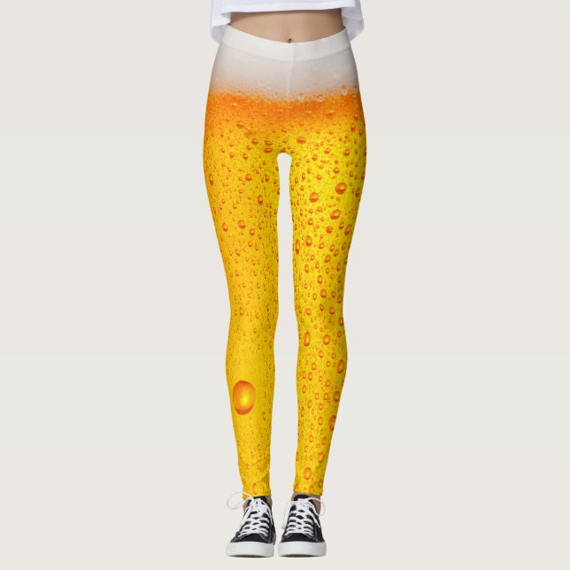 Leggings Fun Beer Brasserie boire happy hour Party (Devant)