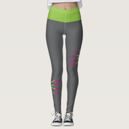 Leggings Fun Funky Bloody Zombie A Éliminé L'Attaque Zombie
