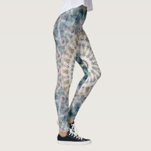 Leggings Fun Trippy Hippy Psychedelic Fractal Kaleidoscope