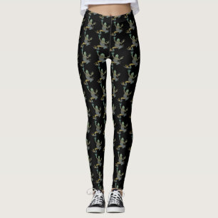 Leggings Funky Fractal Escalade Tree Frog Motif