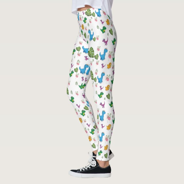 Leggings Funny Dinosaur (Gauche)