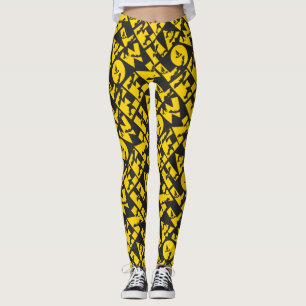 Leggings Funny Scary Casquette Chat Noir Chat Sorcière Hall