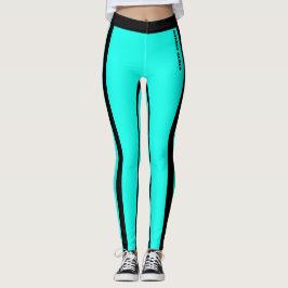 Leggings für benutzerdefinierte Leuchtmittel Blau
