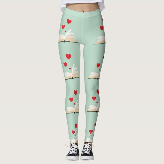 LEGGINGS FÜR DIE ****BUCHUNG LOVER**** (Vorderseite)