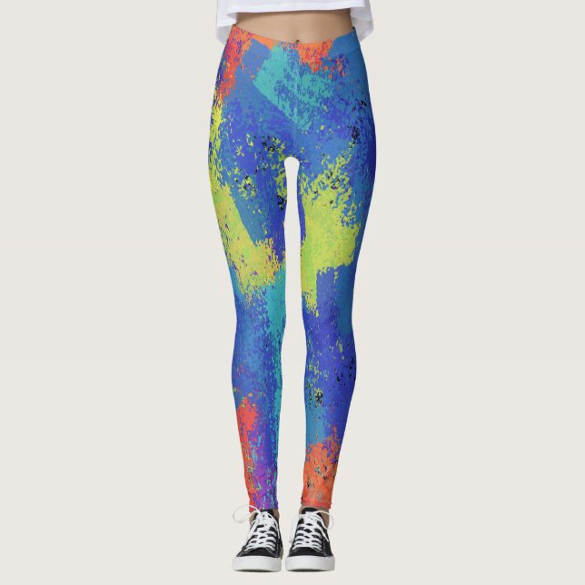 Leggings für die Farbexplosion (Vorderseite)