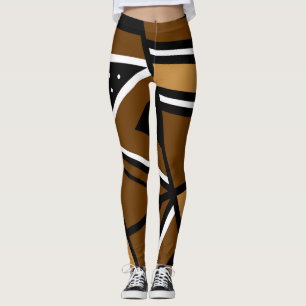 Leggings für die Gestaltung Abstrakter Geos in Afr